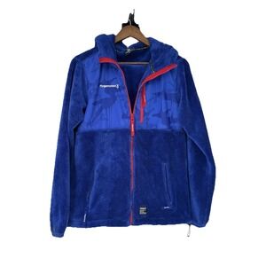 Fingercroxx Red Blue Camouflage Jacket Outerwear Fleece Gorpcore Army L Rare